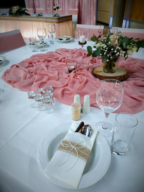 Hochzeitsdekoration Festtafel