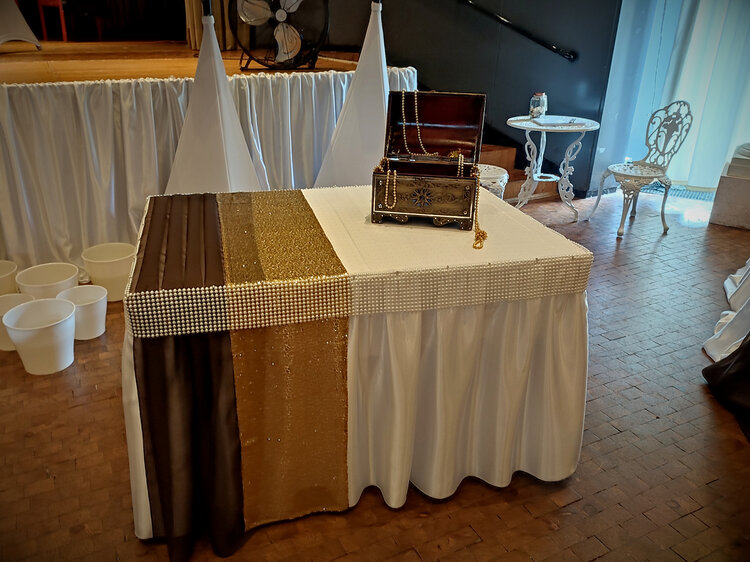 Hochzeitsdekoration Tafel